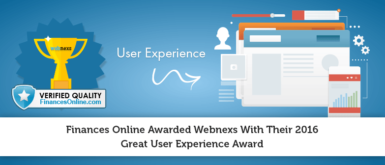 FinancesOnline Awarded Webnexs With Their 2016 Great User Experience Award