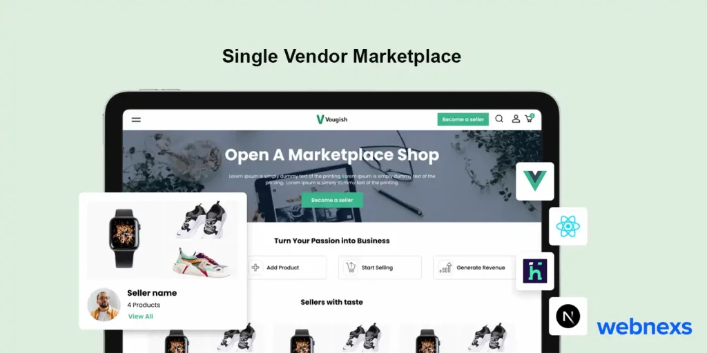 Single Vendor Marketplace