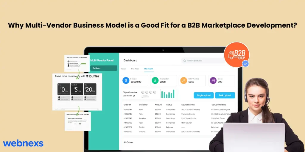 Why Multi-Vendor Business Model is a Good Fit for a B2B Marketplace Development?