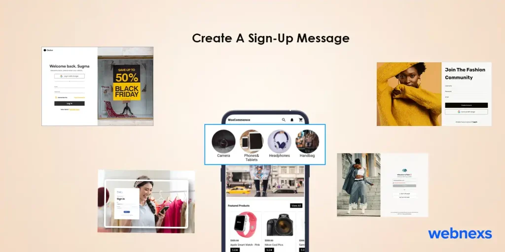 Create A Sign-Up Message To Marketplace Launch