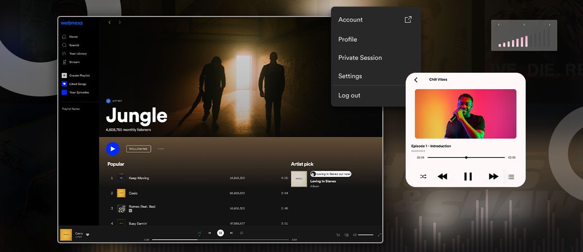 How to Create Your Own Audio Streaming Platform like Spotify, Apple Music vs Audible?