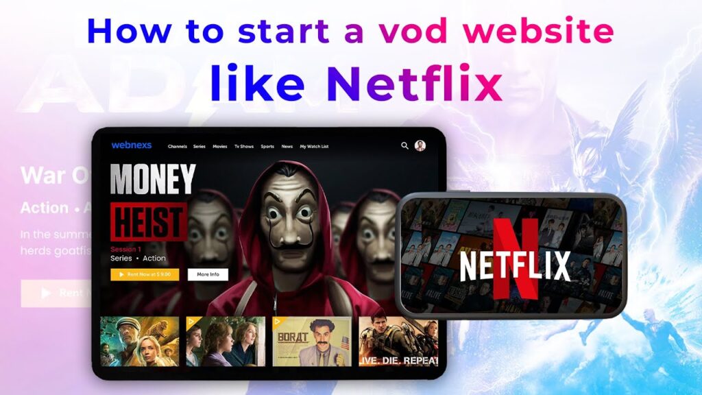 How to start a vod website like netflix in 6 Simple Steps