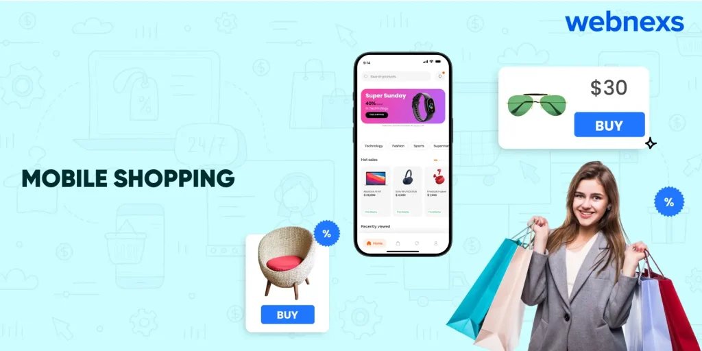 mobile shopping is a recent trends of marketplace