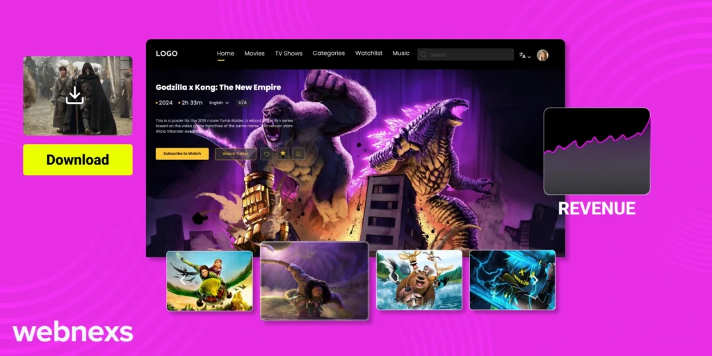 create a movie streaming website