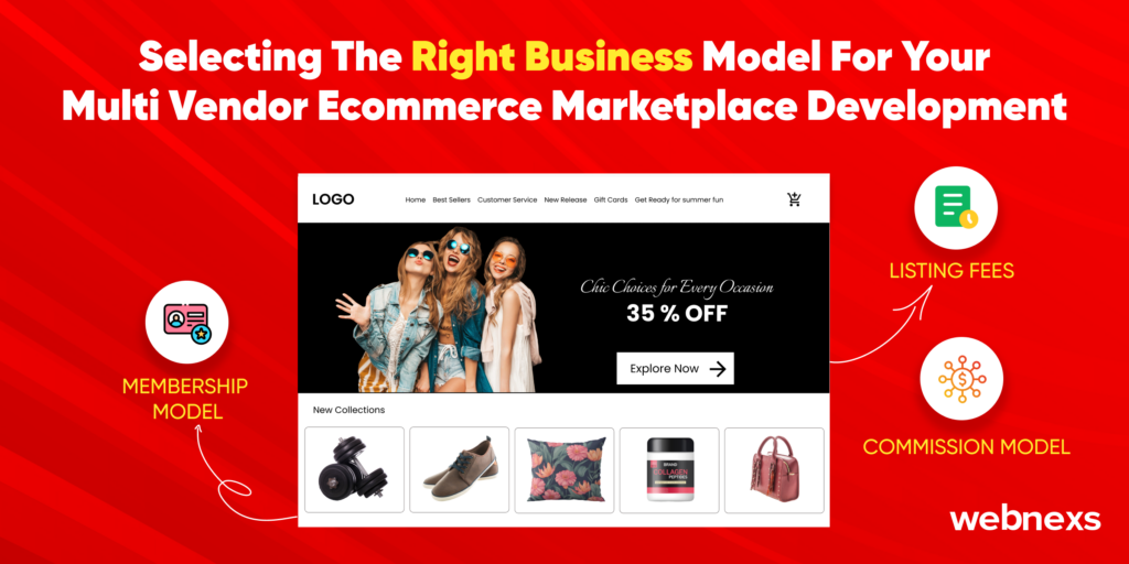 listing 3 types of business models for the multi vendor ecommerce development 