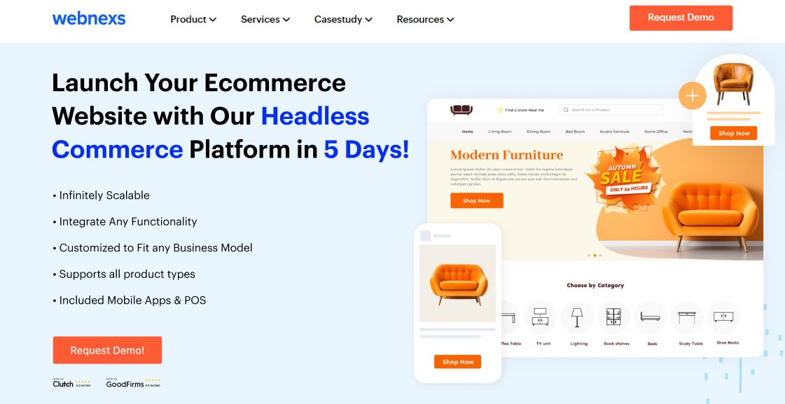 Webnexs ecommerce website builder